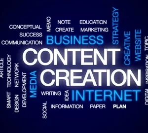 Content creation and marketing visual for blog posts and ad creatives